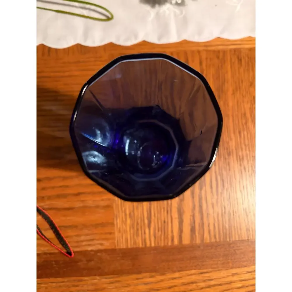 Set of 4 Anchor Hocking Cobalt Blue Highball Glasses